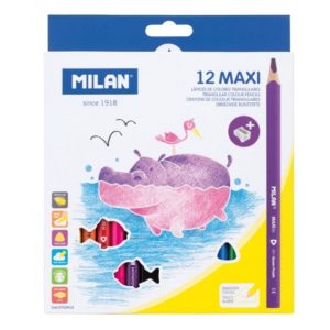 Lapsa 12 ngjyra  Milan maxi triangular 722612