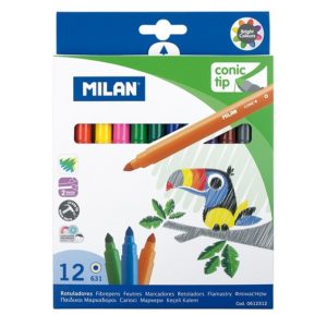 Milan Flamastra 12 ngjyra