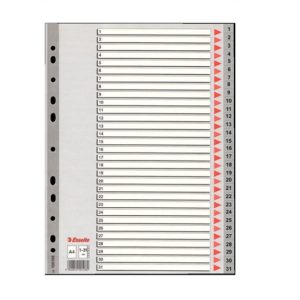 Ndarese Esselte 1-31 numra K100108