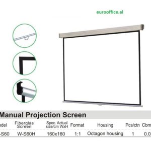 Ekran Projektimi per ne mur , Comix  W-S60 1.6m x1.6m