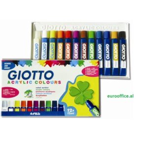 Giotto Acrylic Colours 12x12ml Cat Akrilik Giotto Set 12 cope