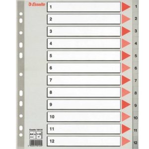 Ndarese Esselte 1-12 numra K 100125