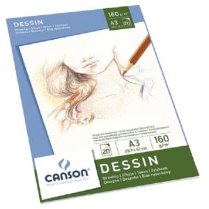 Bllok Pikture A3, A4  160 gr Canson