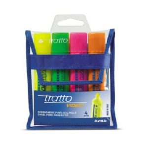 Highlighter Tratto Video Set 4 Ngyra 830800