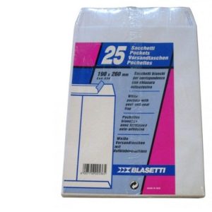 Zarfa  16x23cm me strip,Blasetti paketim 25 cope   535