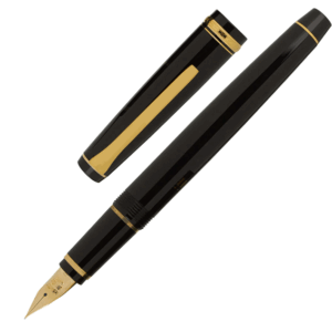 Stilograf Pilot Falcon Fountain Pen - BlackGold nib M (14 carat )