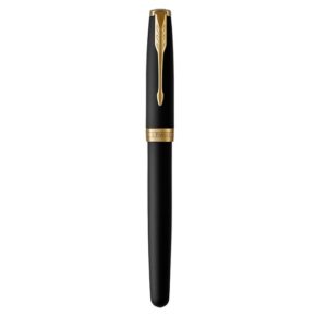 Stilolaps Parker Sonnet Matte Black Lacquer GT Rollerball Pen 1931519