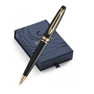 Stilolaps Waterman Expert 3 Ballpoint Pen Black Gold Trim S0951700