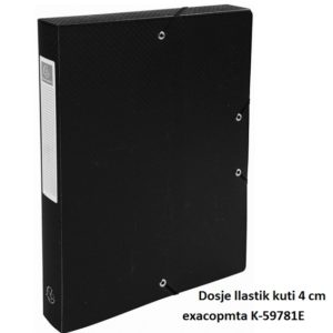Dosje kuti plastike exacompta  4 cm black  59781E