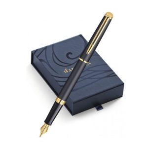 Stilograf,  Waterman Hemisphere Pen Matt Black Gold trim S0920730