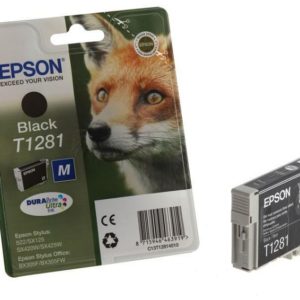 Boje printeri Epson T1281 EPSON:STYLUS OFFICE BX 305F, STYLUS OFFICE BX 305FW, STYLUS OFFICE BX 305FW PLUS, STYLUS S 22, STYLUS SX 125, STYLUS SX 130, STYLUS SX 230, STYLUS SX 235W, STYLUS SX 420W, STYLUS SX 425W, STYLUS SX 430W, STYLUS SX 435W, STYLUS SX 440W, STYLUS SX 445W
