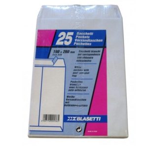 Zarfa  19x26 cm me strip,Blasetti paketim 25 cope   536