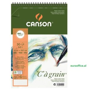 Bllok Pikture Canson A4 180 gr "C" à grain paper is ideal for drawing perdorim double face grain fin 400084114