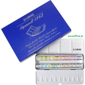 Bojra uji ,  LUKAS Aquarell 1862 Watercolor Set of 24 Half Pans