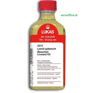LUKAS Bleached Linseed Oil 125 ml Bottle 722120125