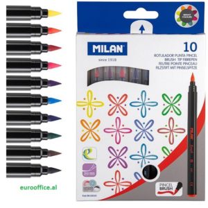 Brush pen MILAN TIP FIBREPENS - PACK 10 UNITS 661    K 0612610