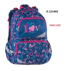 Canta Shkolle Pulse  PULSE ANATOMIC XL BLUE LOVE K-121464
