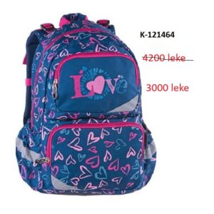 Canta Shkolle Pulse  PULSE ANATOMIC XL BLUE LOVE K-121464