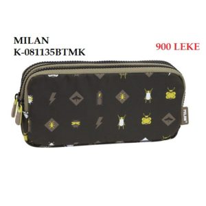 Portofol shkolle bosh 3 zinxhira Milan BE ATOMIC BLACK 081135BTMK
