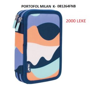 Portofol shkolle i kompletuar me dy zinxhira Milan 081264FNB