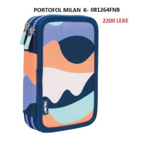 Portofol shkolle i kompletuar me dy zinxhira Milan 081264FNB