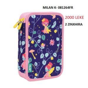 Portofol shkolle i kompletuar me dy zinxhira Milan 081264FR