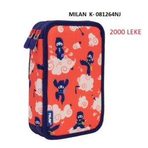 Portofol shkolle i kompletuar me dy zinxhira Milan 081264NJ
