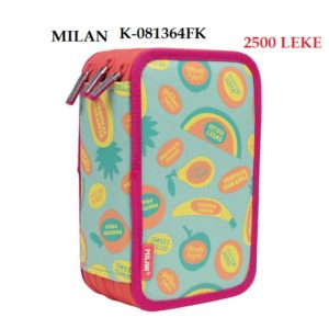 Portofol shkolle i kompletuar 3 zinxhira Milan CNT.FRUTIKIS 081364FK