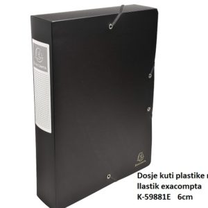 Dosje kuti plastike exacompta  6 cm black  59881E