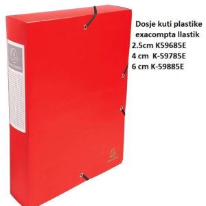 Dosje kuti plastike exacompta  2.5 cm 59685E