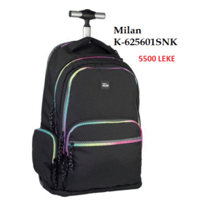 Canta shkolle me rrota Milan  Seria Sunset black 625601SNK