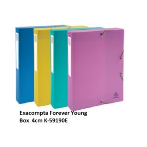 Dosje kuti plastike exacompta forever young 4 cm 59190E te ricikluara