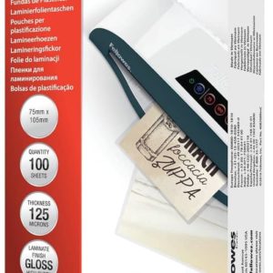 Leter plastifikimi (75x105) Fellowes 125mic (53069)