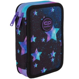 Portofol shkolle 2 zinxhira CoolPack F066830 -jumper 2- pencil case, star night