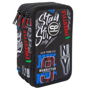 Portofol shkolle 3 zinxhira CoolPack F067673 Jumper 3 Triple Decker pencil case,big city
