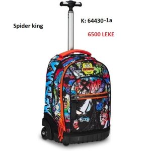 Canta shkolle me rrota, Backpack Trolley Mitama 644309 Spider King