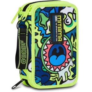 Portofol shkolle 3 zinxhira Mitama 64459 Triplo fluo Monster