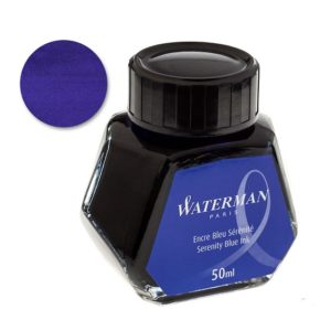 Boje stilografi, Waterman Serenity Blue Ink (50ml Bottle) S0110720