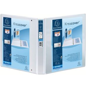 Dosje Exacompta 2.5 cm ,2 unaza me xhep te bardha D51826E