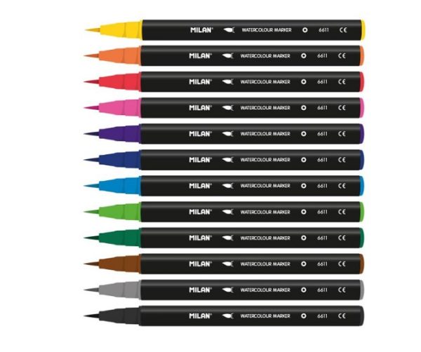 Brush pen MILAN TIP FIBREPENS - PACK 12 UNITS 0612612S - Image 2