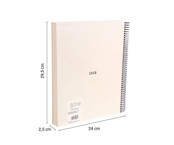 Bllok A4 spirale me katrore 80 flete Milan 57143E120X4 kapak i forte  120 flete - Image 4