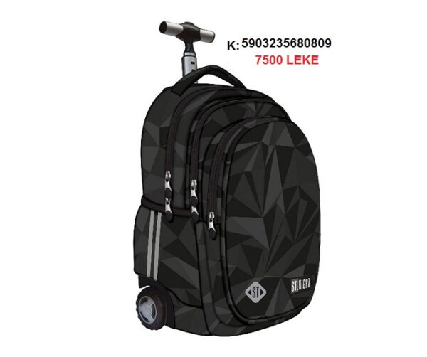 Canta shkolle Majewski  Trolley bag 17'' TB01 Geometric Grey K:680809