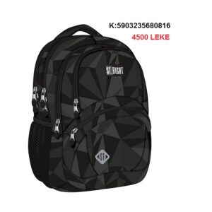 Canta shkolle Majewski STRIGHT BP-05 GEOMETRIC GREY K:680816