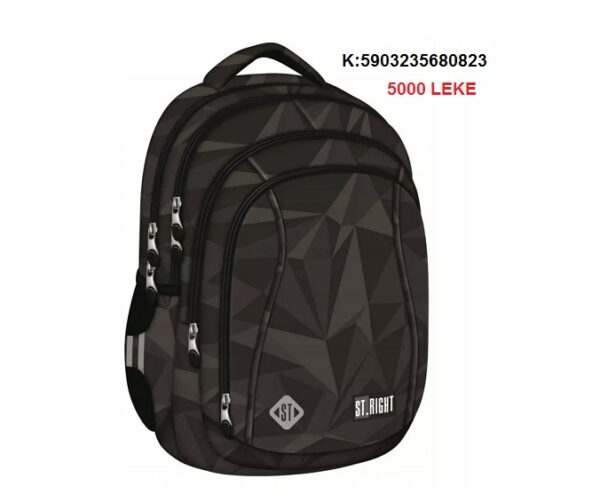 Canta shkolle Majewski STRIGHT BP-04 GEOMETRIC GREY K:680823