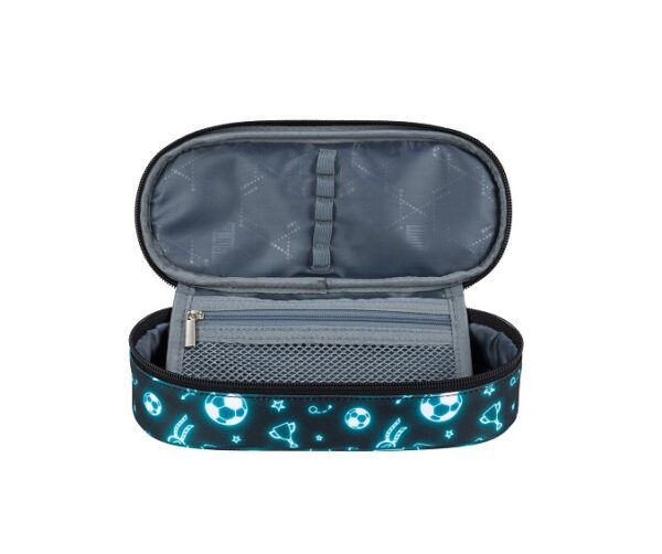 Portofol shkolle BOSH Majewski ST.RIGHT Neon Football oval pen holder K:681165 - Image 2