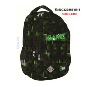 Canta shkolle Majewski STRIGHT BP-26 XL GREEN GAME K:681516