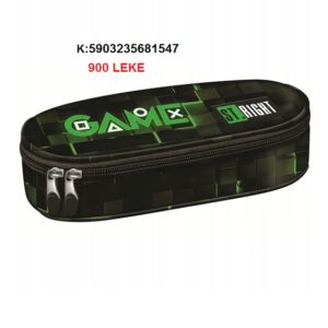 Portofol shkolle BOSH Majewski  STRIGHT PC-01 GREEN GAME K:681547