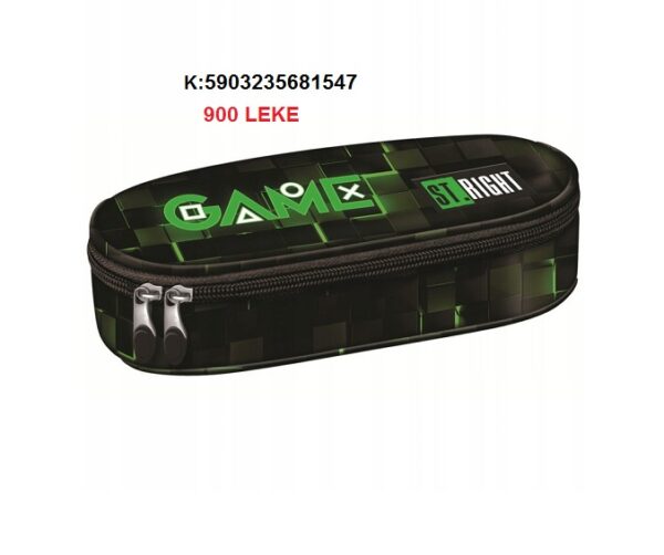 Portofol shkolle BOSH Majewski  STRIGHT PC-01 GREEN GAME K:681547