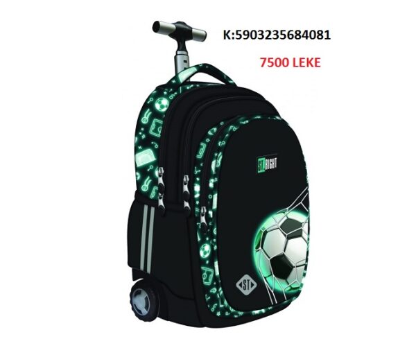 Canta shkolle Majewski  TROLLER ST.RIGHT TB-01 NEON FOOTBALL K:684081