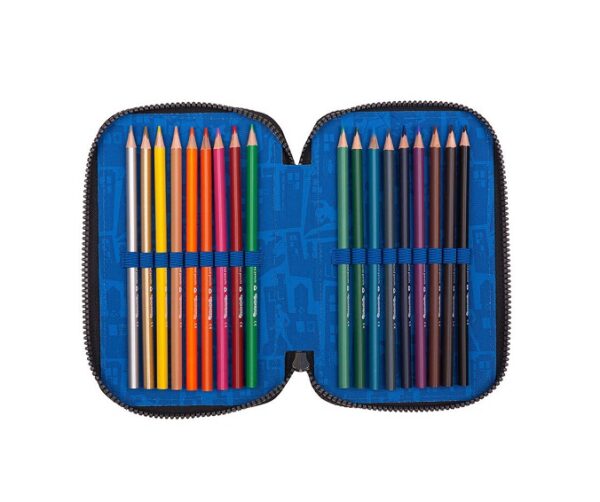 Portofol shkolle 3 zinxhira Coolpack Coolpack F067777 Jumper 3 Disney Spiderman Pencil Case, Multicoloured - Image 5